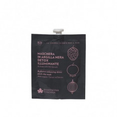 Masca de argila neagra DETOX, 30ml - Biofficina