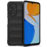 Husa Wave din Silicon compatibila Honor X7 Anti-Shock, Negru