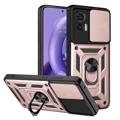 Husa Motorola Edge 30 Neo protectie camera Techsuit CamShield Series, roz foto