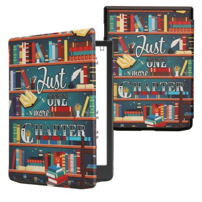 Husa Kwmobile pentru PocketBook InkPad Color 3, Multicolor, Piele ecologica, KWM000023RS004C foto