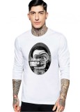 Cumpara ieftin Bluza barbati alba - Dali - The Watcher - M
