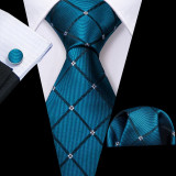 Set cravata + batista + butoni - matase - model 554