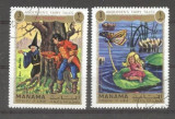 Manama 1972 Kids, Stories, used AJ.009, Stampilat