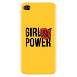 Husa silicon pentru Apple Iphone 4 / 4S, Girl Power