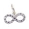 Pandantiv, jolie silver, argint 925, model infinit cu pietre, model random, zirconii, 10 x 12 mm, 0.6 g