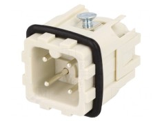 Conector HDC Inserturi Contact Tata 4 3 PE 10A foto