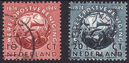 C1848 - Olanda 1949 - Yv.528-9 2v.stampilat,serie completa