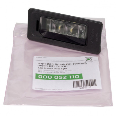 Lampa Numar Inmatriculare Led Oe Skoda Octavia 3 2012&amp;rarr; 000052110 foto