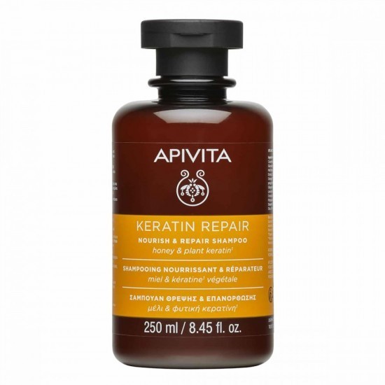 Șampon reparator cu keratină Apivita 250 ml
