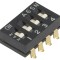 Comutator DIP-SWITCH 4 Sec?iuni ON-OFF 24VDC