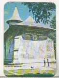 Bnk cld Calendar de buzunar - 1974 - ITHR Bucuresti - Manastirea Voronet