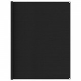 vidaXL Covor pentru cort, negru, 250x450 cm