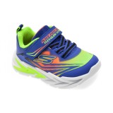 Pantofi sport SKECHERS albastri, FLEX-GLOW ULTRA, din material textil