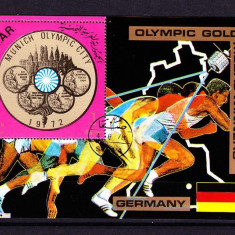 Yemen 1970 Sport, Olympics, perf.sheet, used AI.001