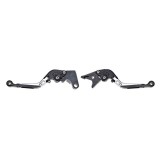 Set leviere, frana si ambreiaj, culoare argintu, foldabile, Yamaha R1,R6,FZ-1,FZ... Cod Produs: MX_NEW CNCR0071S
