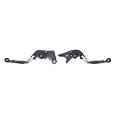 Set leviere, frana si ambreiaj, culoare argintu, foldabile, Yamaha R1,R6,FZ-1,FZ... Cod Produs: MX_NEW CNCR0071S