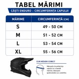 Cumpara ieftin Casca Moto/Enduro FIXATO, Interior Confortabil, Ventilatie Multipla, pentru Moto, Cross, Enduro, ATV, Dirt Bike, Rosu, L 53-54cm