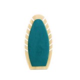 Cumpara ieftin Expozor Frunza pentru Bijuterii / Lanturi / Pandantive - Alb / Verde - WZ3701