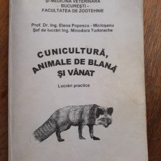 VANATOARE-VANAT = CUNICULTURA,ANIMALE DE BLANA SI VANAT- LUCRARI PRACTICE, 2002