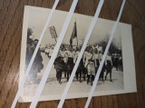 Cumpara ieftin FOTOGRAFIE BASARABIA, DEFILARE GRUP ELEVE, SCOALA GENERALA CHISINAU , CCA 1935