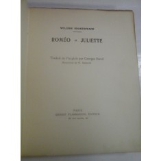 ROMEO ET JULIETTE - WILLIAM SHAKESPEARE - Traduit de l&#039;Anglais par G. DUVAL - Paris
