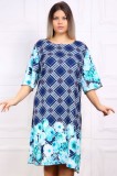 Rochie De Ocazie Doina Turcuaz - 50Marimea