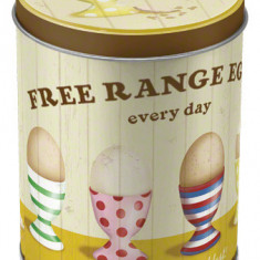 Cutie de depozitare metalica - Free Range Eggs