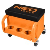 Banc de lucru pe roti cu sertare pentru scule si scaun NEO TOOLS