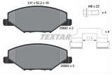 Set placute frana TEXTAR 2568101