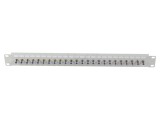 Patch Panel LANBERG Negru 24 Porturi 19" F Soclu PPRF-R624-S