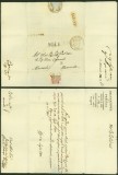 Vatican 1832 Postal History Rare Stampless Cover + Content Foligno DB.476