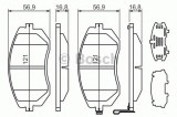 Set placute frana,frana disc SUBARU IMPREZA Limuzina (GD) (1999 - 2016) BOSCH 0 986 494 315