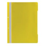 Cumpara ieftin Dosar cu sina si 2 perforatii, A4, galben, 50 bucati/set