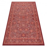 Covor din l&acirc;nă ANTIGUA 518 74 KA300 OSTA - Flori, cadru, roșu țesut plat, 170x240 cm