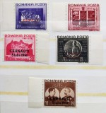1941 - Fundatia Carol I - serie MNH** cu margine - LP 143 I supratipar Cernauti, Oameni, Nestampilat