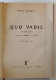 QUO VADIS , roman de H. SIENKIEWICZ , 1945 , EXEMPLAR RELEGAT