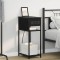 vidaXL Dulap de noapte Stejar negru 41 x 28 x 76 cm Lemn compozit