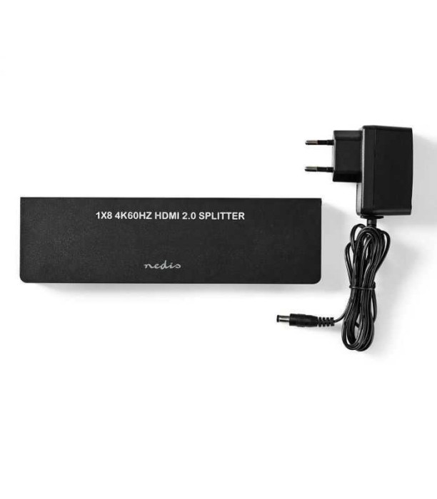 Splitter HDMI 4K 60Hz 8-porturi 1x intrare HDMI - 8x iesiri HDMI Nedis