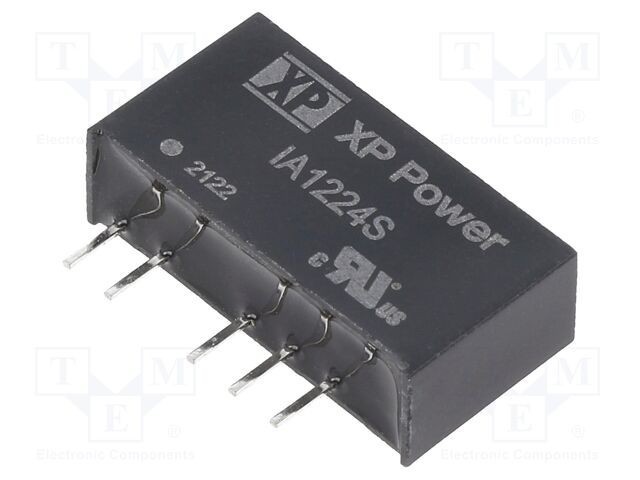 Convertor DC/DC 1W XP POWER 12VDC la 24VDC și -24VDC SIP