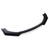 Prelungire Bara Fata Universala Negru Lucios cu Albastru ABS 4 Buc Tuning Auto Exterior Spoiler