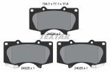 TEXTAR 2402401 set placute frana,frana disc