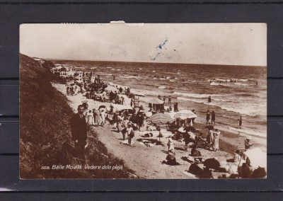 TECHIRGHIOL MOVILA BAILE MOVILA VEDERE DE LA PLAJA CIRCULATA 1932 foto