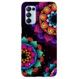Husa compatibila cu Oppo A31 model Floral Mandala, Silicon, TPU, Viceversa, Transparent, Carcasa