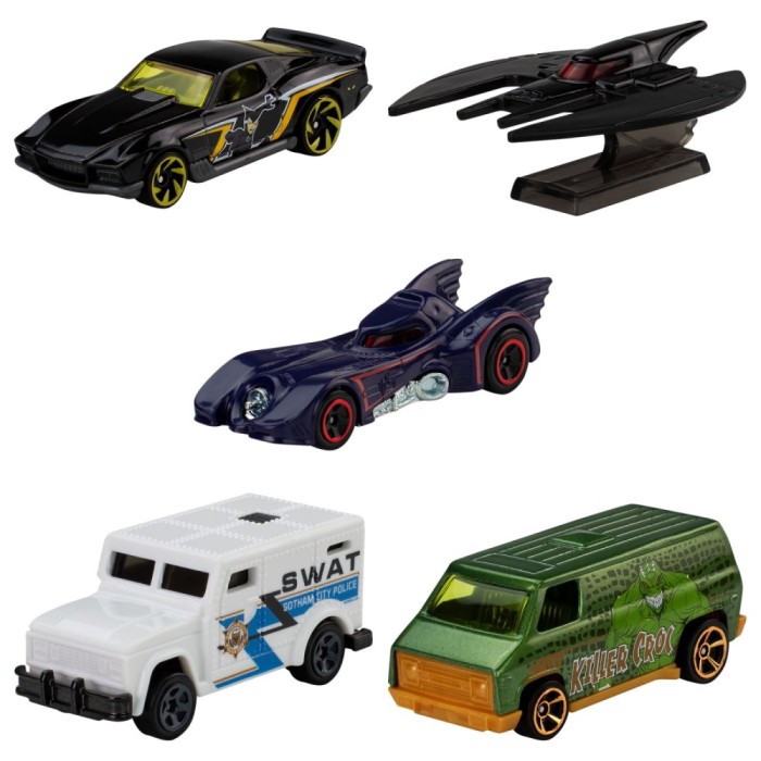 SET 5 MASINI HOT WHEELS BATMAN