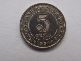5 CENTS 1958 H MALAYA AND BRITISH BORNEO