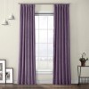 Draperie din catifea cu rejansa din bumbac tip fagure, Madison, 200x260 cm, densitate 700 g/ml, Mauve, 1 buc