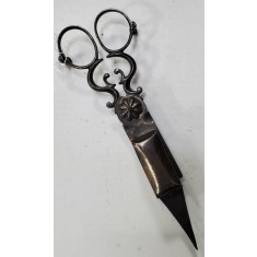 Foarfeca pentru mucarit, metal argintat, Secol 19