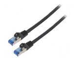 Cabluri patch S/FTP 6a litat CCA LSZH negru 5m 26AWG, Lanberg
