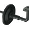 Suport balustrada, &Oslash;70 x 75 x 45 mm, negru mat
