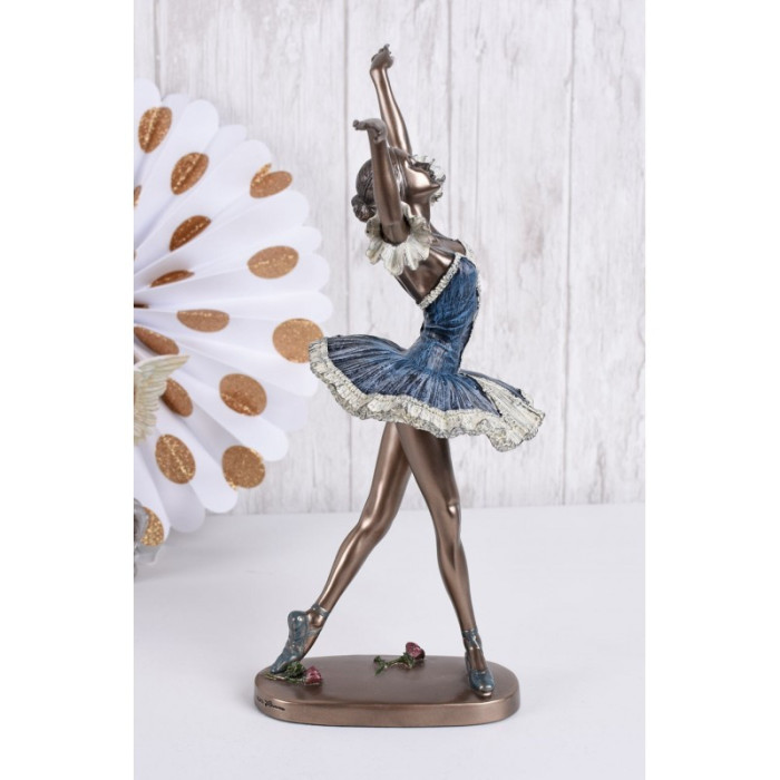 Statueta din ceramica cu bronz cu o balerina WU69869A4